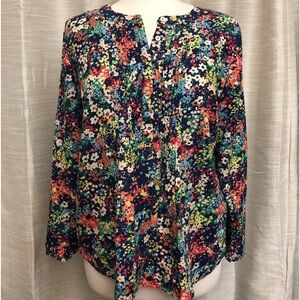 Talbots Floral Multicolor Blouse
